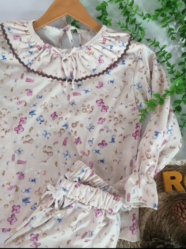 سلین ست راحتی دخترانه پاییزه مناسب یک سال تا ۸سال